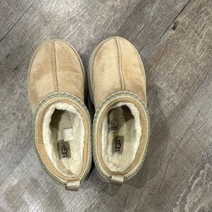 UGG Beige Suede Slippers